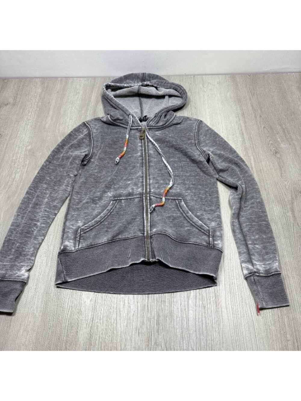 O'Neill Lightweight Hoodie Sweatshirt XS Gray Full Zip